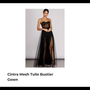 Mesh Tulle Bustier Dress